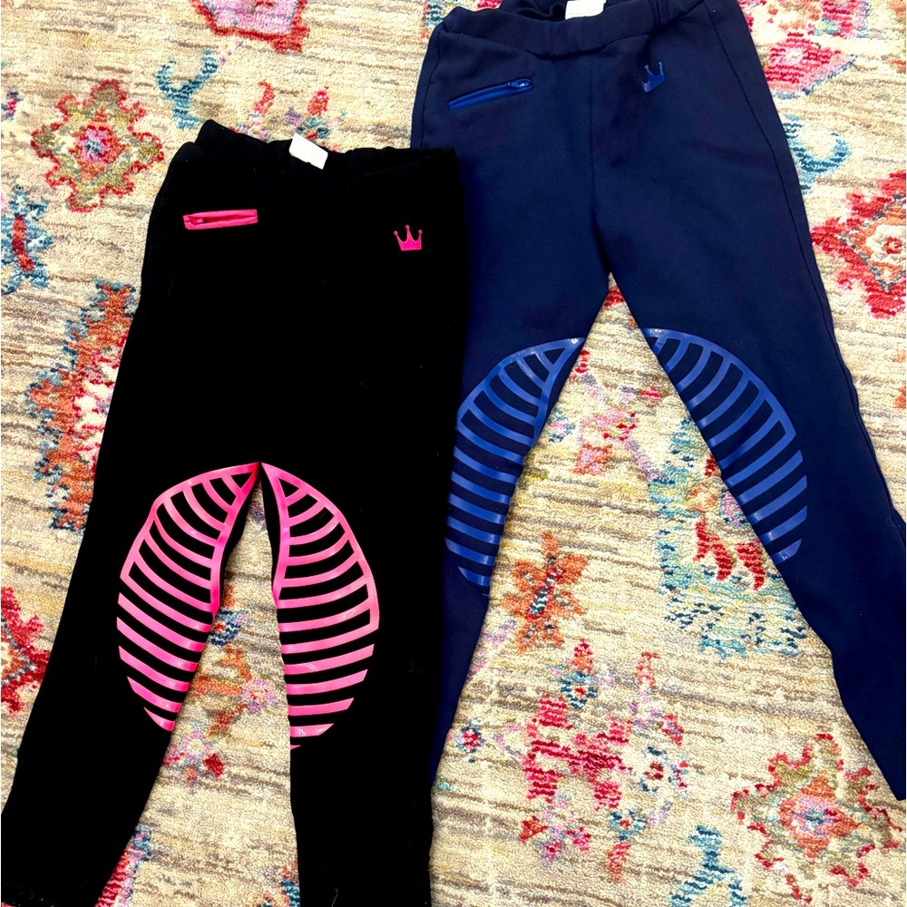 HR Farm riding pants girls 6 (set of two)